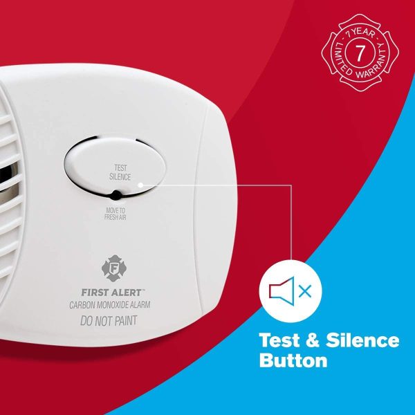 CO605A Carbon Monoxide Plug-In Alarm with Battery Backup - Image 3