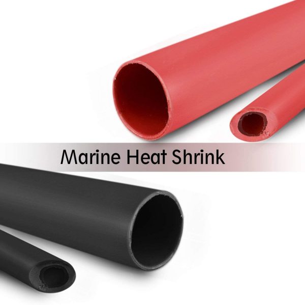 2 Pack 1/2'' Heat Shrink Tube 3:1 Adhesive-Lined Heat Shrinkable Tubing Black & Red 4Ft - Image 6