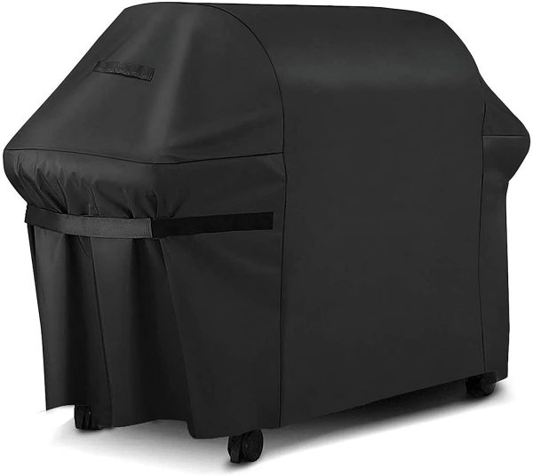 BBQ Grill Cover 58", Heavy Duty Waterproof 600D Grill Cover, 3-4 Burner Gas Grill Covers, Barbecue Grill Cover for Char-Broil Nexgrill Weber Brinkmann, Wind & Sun Protection, Weather & Fade Resistant - Image 6