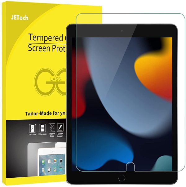 Screen Protector compatible with iPad (10.2-Inch, 2021/2020/2019 Model, 9/8/7 Generation), Tempered Glass Film - Image 2