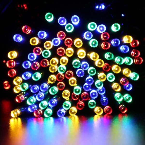 Lyhope Solar String Lights, 72ft 200 LED 8 Modes Waterproof Christmas Fairy String Lights for Garden, Patio, Home, Party, Wedding, Holiday, Xmas Tree, Outdoor Decor (Multicolor, 1 Pack) - Image 2