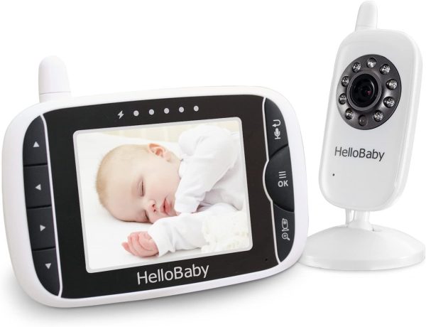 3.2 inch Video Baby Monitor with Night Vision & Temperature Sensor Two Way Talkback System - Image 2