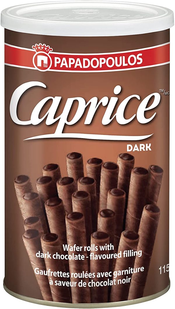 , Greek wafer rolls with dark chocolate flavoured filling 115g - Image 3