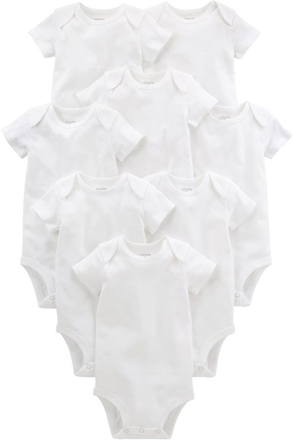 Simple Joys by Carter's Baby 8-Pack Short-Sleeve Bodysuit - Image 6