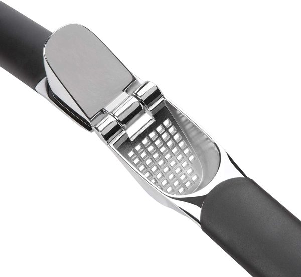 OXO Good Grips Soft-Handled Garlic Press - Image 4