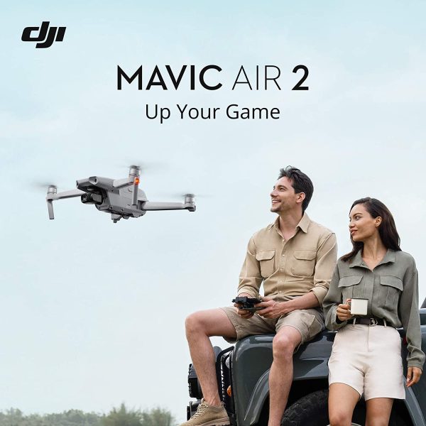 Mavic Air 2 - Drone Quadcopter UAV with 48MP Camera 4K Video 8K Hyperlapse 1/2" CMOS Sensor 3-Axis Gimbal 34min Flight Time ActiveTrack 3.0 Ocusync 2.0, Gray