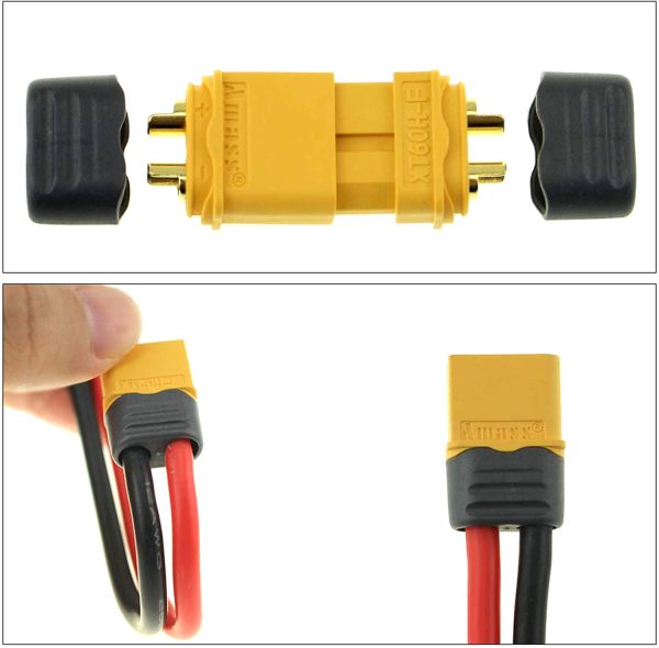 Amass 10 Pair XT60H Bullet Connector Plug Upgrated of XT60 Sheath Female & Male Gold Plated for RC Parts ?? ?? ?? - Image 5