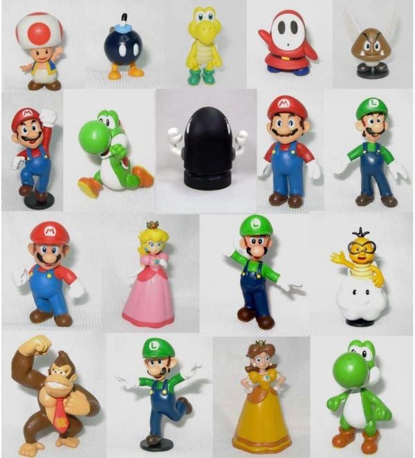 Super Mario Brothers: 2" Mini Figures Set of