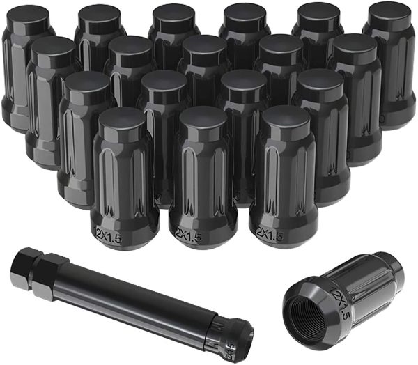 Lug Nuts 12x1.5 Acorn, m12x1.5 Closed End Bulge Acorn Wheel Lug Nuts Conical Seat 1.38" Tall Compatible for Acura Ford Honda Mazda Saturn Toyota Buick Mitsubishi with 1 Key - Image 7