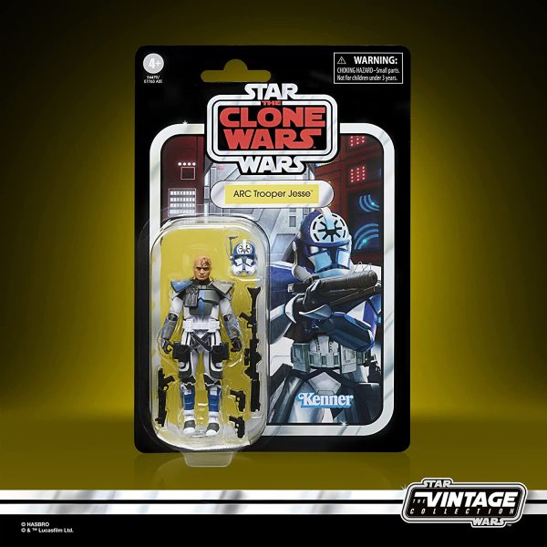 Star Wars The Vintage Collection ARC Trooper Jesse Toy, 3.75-Inch-Scale Star Wars: The Clone Wars Action Figure, Toys for Kids Ages 4 and Up - Image 6