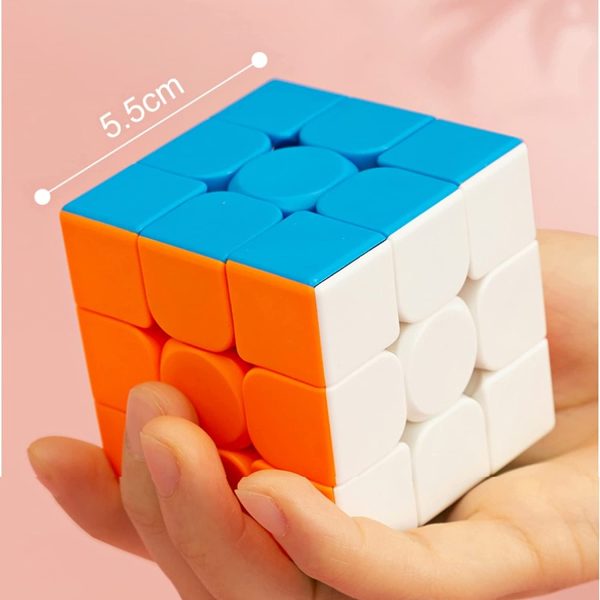 RYUUKIN Speed Cube 3x3,Puzzle Cube,Fast Smooth Turning Ultra Durable Magic Cube with Bright Colorful Stickerless Tiles for Teenagers,Flexible Easy Turning for Brain,Develop Intelligence - Image 6