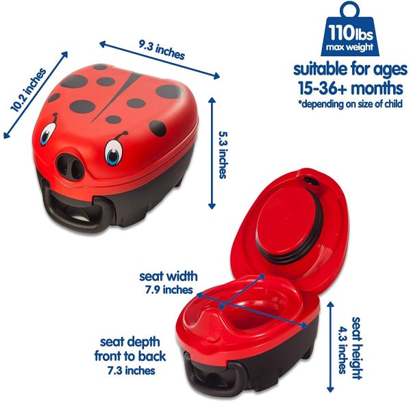 My Carry Potty - Animal - Red Ladybug - Image 7