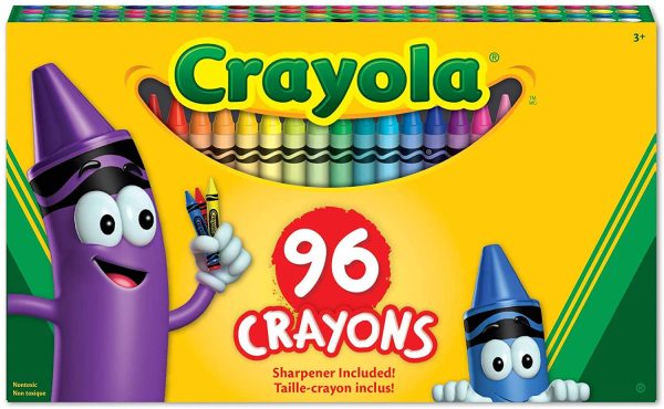 Crayola  96 Crayons, School and Craft Supplies, Gift for Boys and Girls, Kids, Ages 3,4, 5, 6 and Up, Back to school, School supplies, Arts and Crafts, Gifting - Image 2