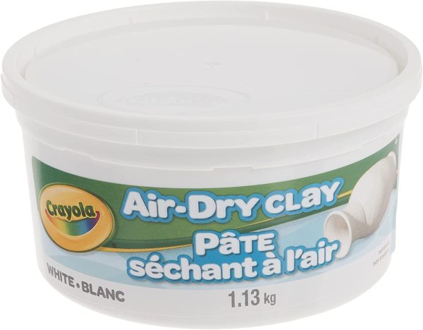 Crayola Air Dry Clay, 1.13 kg bucket, School and Craft Supplies, Teacher and Classroom Supplies, Gift for Boys and Girls, Kids, Ages 3,4, 5, 6 and Up - Image 5