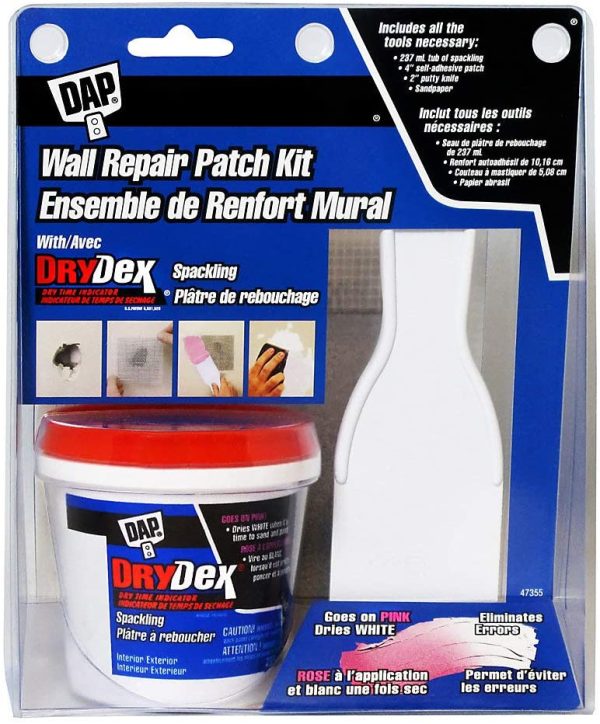 Dap 12345 3" Wall Repair Patch Kit With DryDex Spackling - Image 6