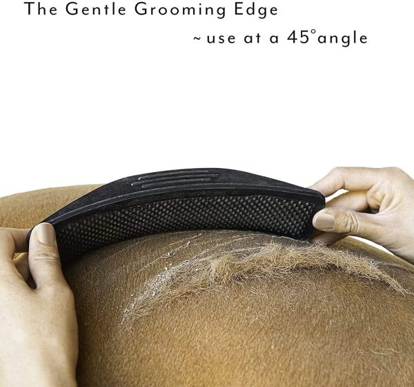 Yisite Upgrade 6-in-1 Shedding Grooming Massage Brush Horse Hairs Combs Pet Horse Grooming Bathing Cleaning Comb Strip Hair Gentle Groomer for Horses, Removing Dried Mud and Sweat Original for Horses - Image 3