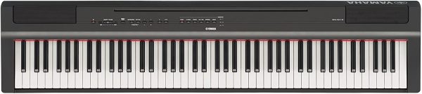 Yamaha P125 88-Key Weighted Action Digital Piano with Power Supply and Sustain Pedal, Black - Image 2