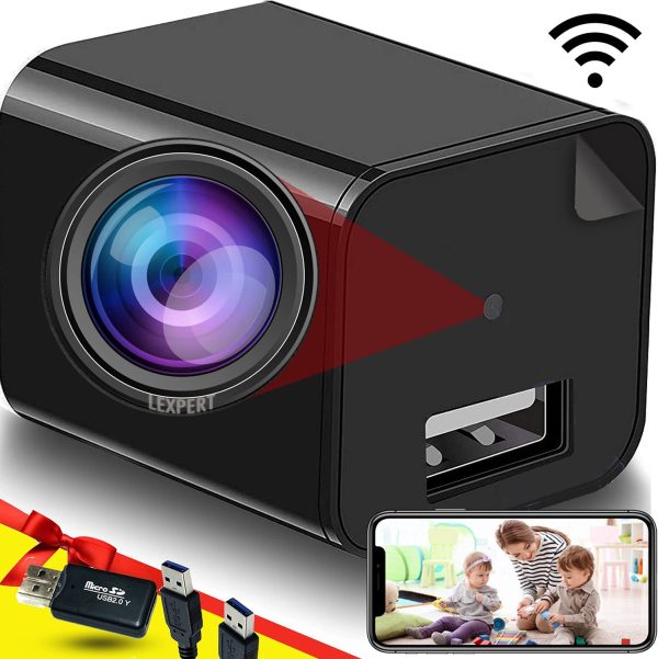 Spy Camera - Hidden Camera Wi-Fi - USB Charger - Hidden Camera Charger - USB Charger Camera - Surveillance Camera - Hidden Spy Camera - Hidden Nanny Cam - Full HD Wireless Remote View [Upgraded] - Image 9