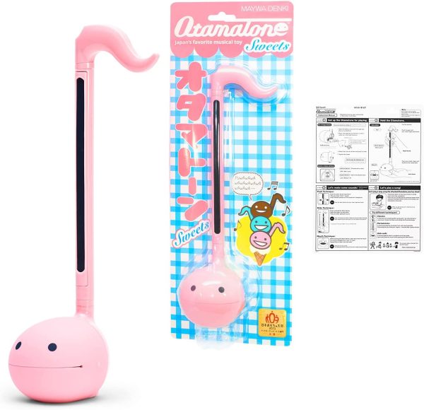 Otamatone [Sweet Series] Japanese Character Electronic Musical Instrument Portable Synthesizer from Japan by Cube/Maywa Denki [English Manual] - Strawberry - Image 4