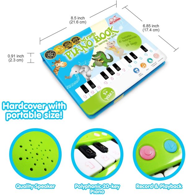 BEST LEARNING My First Piano Book - Educational Musical Toy for Toddlers Kids Ages 3 Years and up - Ideal Gift for Boys and Girls - Image 4