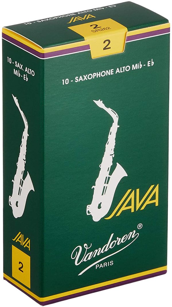 VANDOREN Java Alto Saxophone Reeds No. 2, Box of 10, SR262 - Image 2