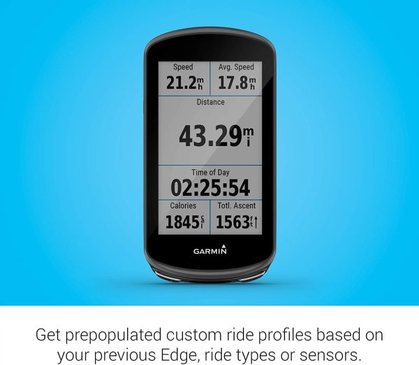 Garmin Edge® 1030 Plus, GPS Cycling/Bike Computer, On-Device Workout Suggestions, ClimbPro Pacing Guidance and More