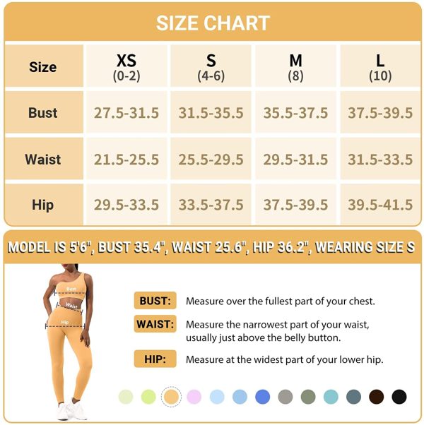 Sportneer Women Activewear Outfits - 2 Piece Workout Tracksuits Ribbed Seamless Athletic Clothing Set For Yoga Home Exercise - Image 6