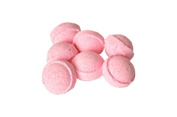 Bubble gum Bath Bomb Set, 7 minis, Made in Canada - Image 2