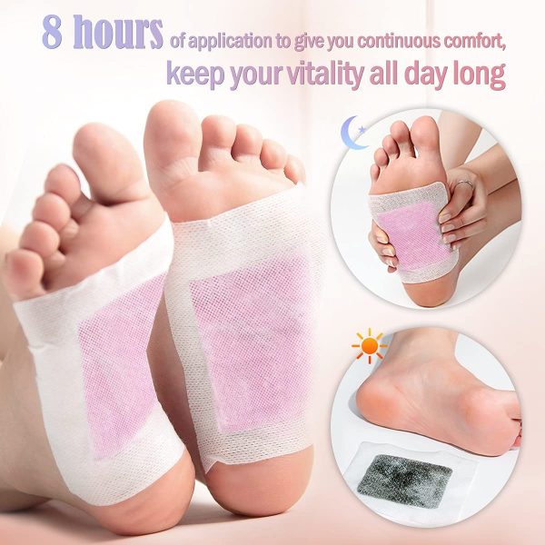 Detox Foot Patch Health Care ??2-in-1 Aroma All-Natural Bamboo Detox Foot Pads to Remove Body Toxins??10 PCS Lavender + 10 PCS Rose?? - Image 3