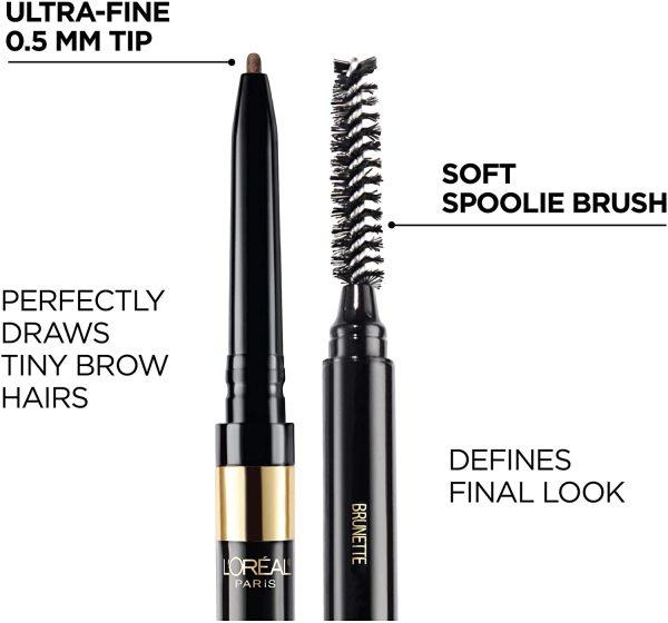 L'Oréal Paris Stylist Brow Definer, Skinny Brow Pencil, Blonde - Image 8