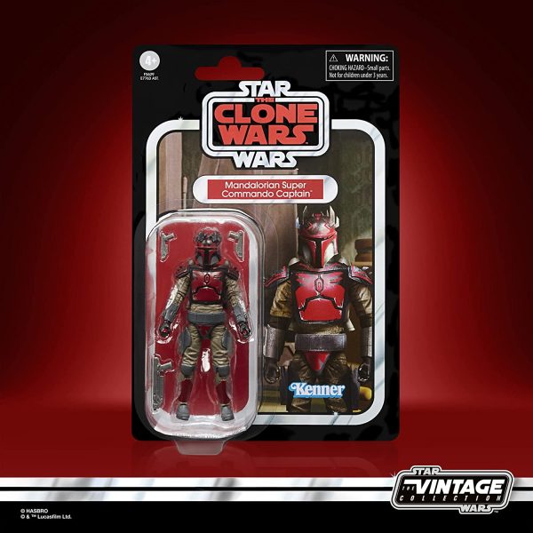 Star Wars The Vintage Collection Mandalorian Super Commando Captain Toy, 3.75-Inch-Scale Star Wars: The Clone Wars Figure Kids Ages 4 and Up - Image 6