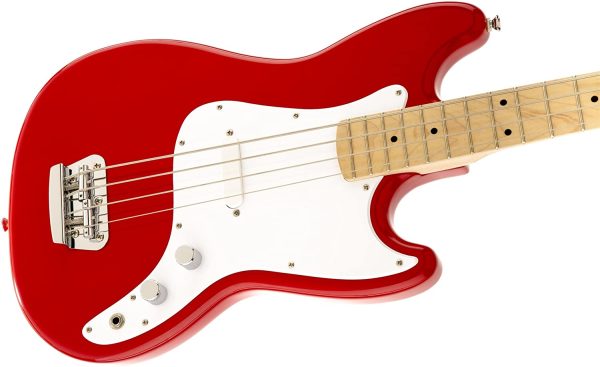 Squier by Fender Bronco Bass, Torino Red - Image 4