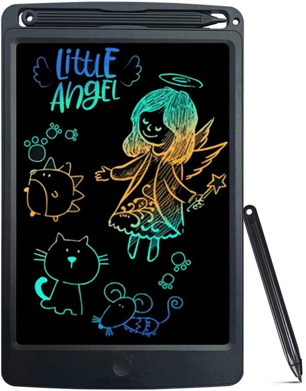 Boys Toy for 3 4 5 Year Old, Drawing Doodle Board Birthday Gift for Kids 4 5 6 Year Old Boy Girl Colorful Drawing Erase Board Age 3-6 Doodle Board Writing Pad Gifts for Toddlers Kids and Adults (Black) - Image 2