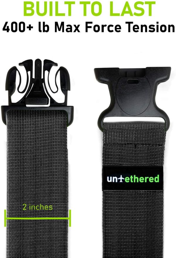 Untethered 4-Pack Luggage Straps | Belts to Keep Your Suitcase Secure While Traveling, Premium Accessory for Travel Bag Closure - Image 4