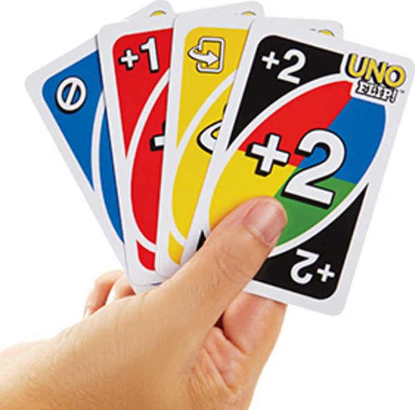 UNO FLIP! Family Card Game, with 112 Cards, Makes a Great Gift for 7 Year Olds and Up