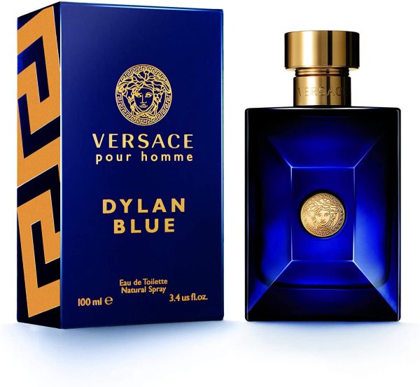 VERSACE Pour Homme Sealed Dylan Blue Eau de Toilette, 3.4 Ounce - Image 3