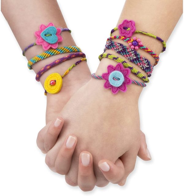 Melissa and Doug On-the-Go Friendship Bracelets Craft Activity Set (Makes 10+ Bracelets)