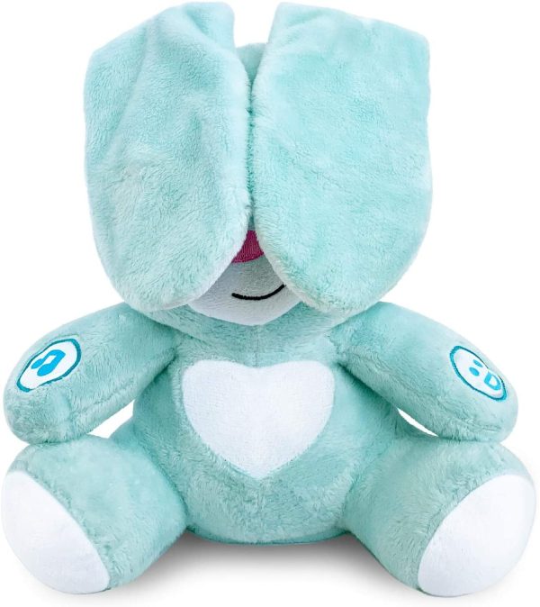 BABYBibi Peekaboo Light Up Interactive Bunny - Soft Stuffed Animal Toy is 12 inches Tall - For Ages 6 Months and Up - Image 4