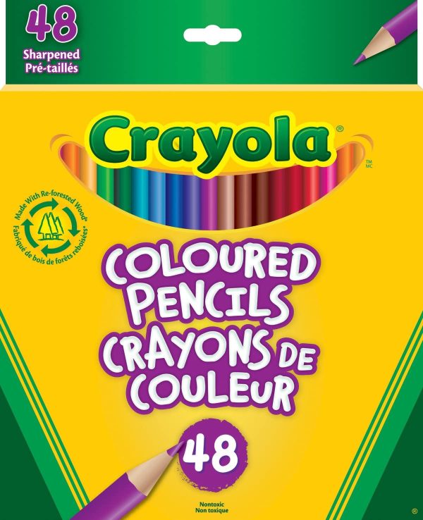 48 Coloured Pencils Arts & Crafts