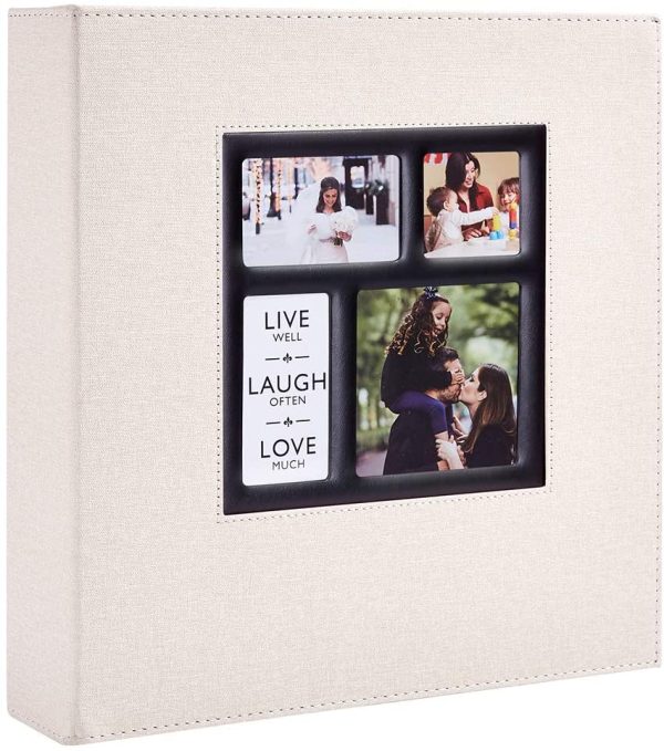 Ywlake Photo Album 4x6 500 Pockets Photos Linen Cover, Extra Large Capacity Family Wedding Picture Albums Holds 500 Horizontal and Vertical Photos (Beige) - Image 6