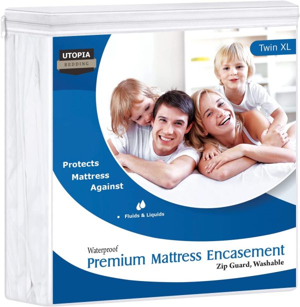 Utopia Bedding Premium Waterproof Mattress Encasement, Zippered, Bed Bug Proof, Easy Care (Twin XL) - Image 4