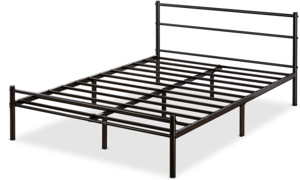 Zinus Metal Platform Bed Frame with Headboard and Footboard / Premium Steel Slat Support / Mattress Foundation, Twin - Image 2