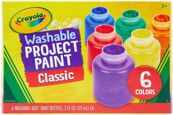 Crayola 6 59ml Paint Jars Arts & Crafts, Multicolor (54-1204) - Image 9