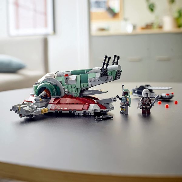 LEGO Star Wars Boba Fett’s Starship 75312 Fun Toy Building Kit; Awesome Gift Idea for Kids; New 2021 (593 Pieces)