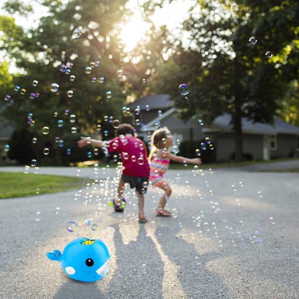 Balnore Bubble Machine - Automatic Bubble Maker 2000+ Bubble Blower for Kids, Easy to Use for Parties Wedding Indoor/Outdoor for Kids.