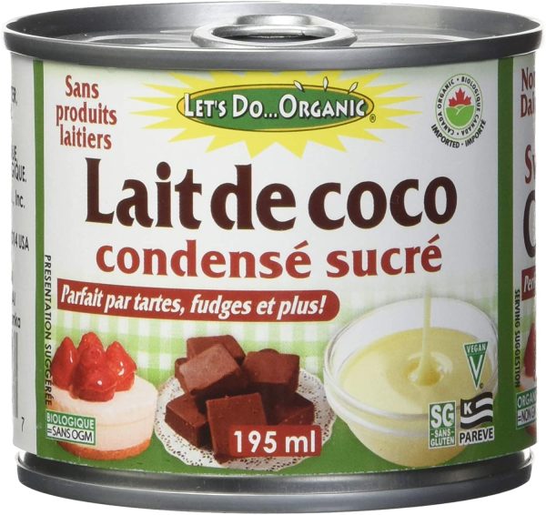 Let's Do?M?Organic Sweetened Condensed Coconut Milk, 195 Milliliter