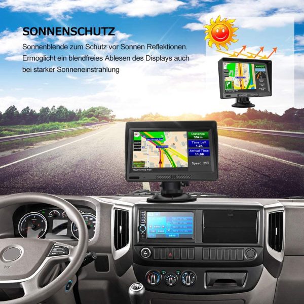 AWESAFE GPS Navigation for Car 9 inch Touch Screen Car GPS with Lifetime Free Map Update