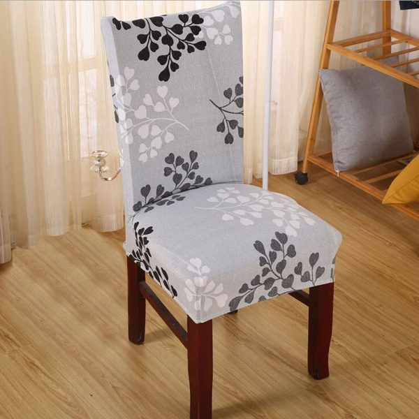 Fuloon 4 6 Pack Super Fit Stretch Removable Washable Short Dining Chair Protector Cover Seat Slipcover for Hotel Dining Room Ceremony Banquet Wedding Party (4, Style 08) - Image 4