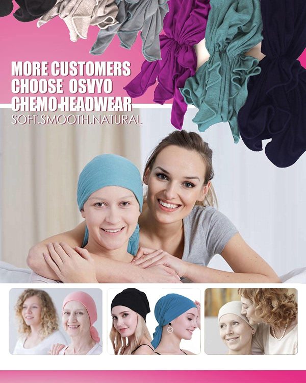 osvyo Bamboo Chemo Headscarf for Women Hair Loss - Cancer Slip On Headwear Turbans Sealed Packaging - Image 7