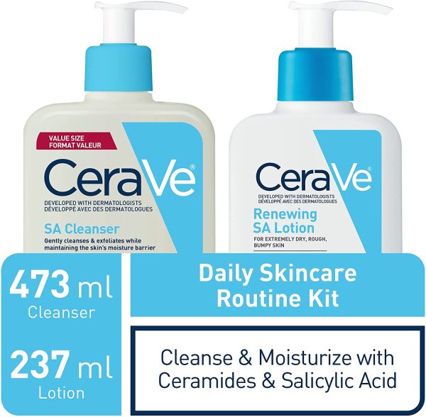 Cerave Salicylic Acid Daily Face Cleanser and Lotion Bundle - Image 2